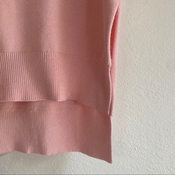 CARMEN MARC VALVO pink rollneck sleeveless sweater - Picture 6 of 12